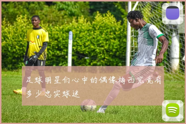足球明星们心中的偶像梅西究竟有多少忠实球迷