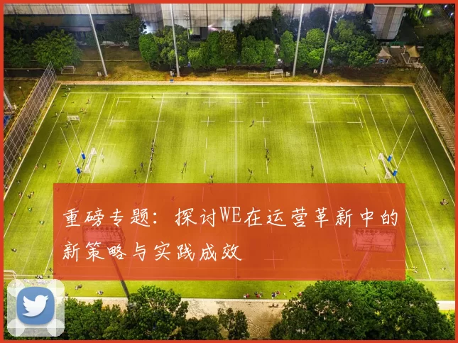 重磅专题：探讨WE在运营革新中的新策略与实践成效